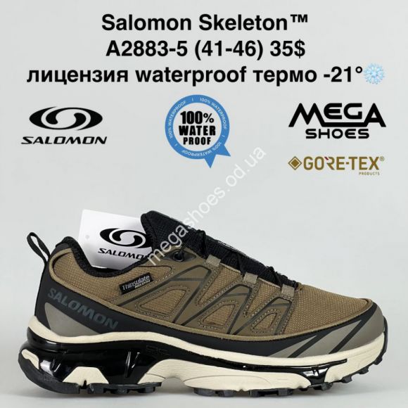 Мужская обувь - Мужские кроссовки Salomon Skeleton™ лицензия waterproof термо -21° A2883-5 BH - купить оптом в Одессе Мужская обувь - Мужские кроссовки Salomon Skeleton™ лицензия waterproof термо -21° A2883-5 BH - купить оптом в Одессе
