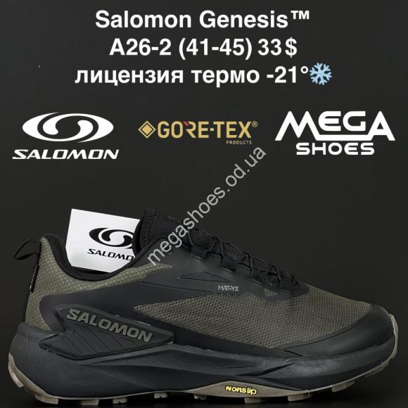 Мужская обувь - Мужские кроссовки Salomon Genesis™ лицензия, термо -21° A26-2 NA - купить оптом в Одессе