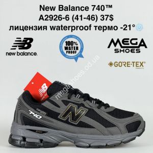 Мужские кроссовки New Balance 740™ лицензия waterproof термо -21° A2926-6 BH