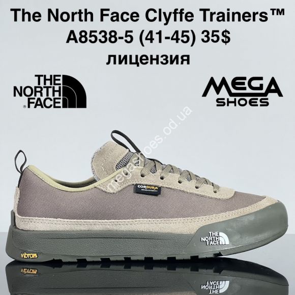Мужская обувь - Мужские кроссовки The North Face Clyffe Trainers™ лицензия A8538-5 ZS - купить оптом в Одессе