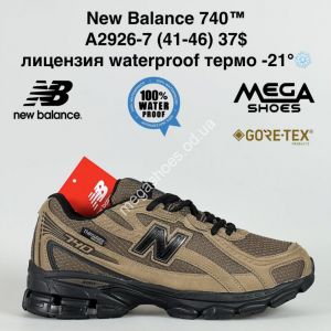 Мужские кроссовки New Balance 740™ лицензия waterproof термо -21° A2926-7 BH