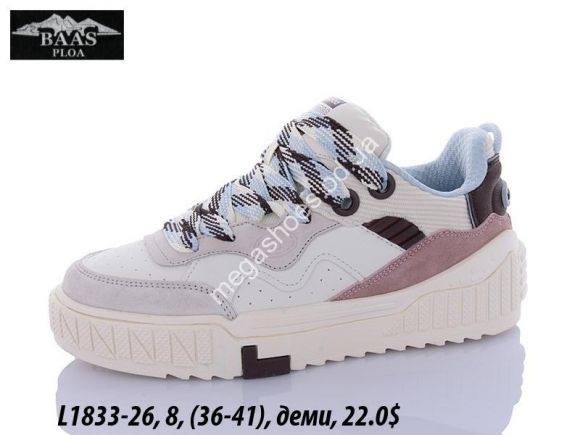 Женская обувь - Кроссовки Baas L1833-26 VS - купить оптом в Одессе Женская обувь - Кроссовки Baas L1833-26 VS - купить оптом в Одессе