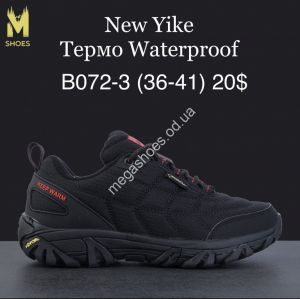 Кроссовки New Yike термо Waterproof B072-3 MG