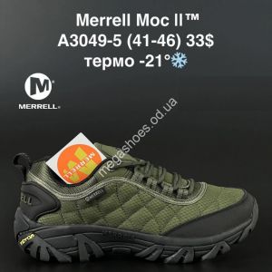 Мужские кроссовки Merrell Moc II термо A3049-5 AN