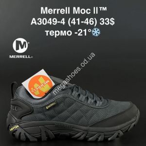 Мужские кроссовки Merrell Moc II термо A3049-4 AN