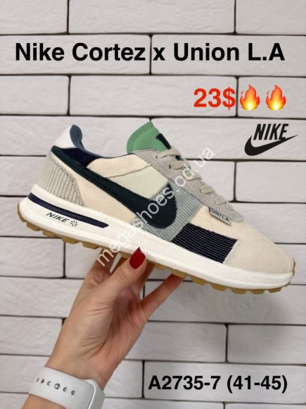 Мужская обувь - Мужские кроссовки Nike Cortez x Union L.A A2735-7 MG - купить оптом в Одессе Мужская обувь - Мужские кроссовки Nike Cortez x Union L.A A2735-7 MG - купить оптом в Одессе