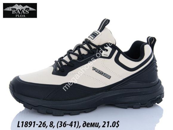 Женская обувь - Кроссовки Baas деми L1891-26 VS - купить оптом в Одессе Женская обувь - Кроссовки Baas деми L1891-26 VS - купить оптом в Одессе