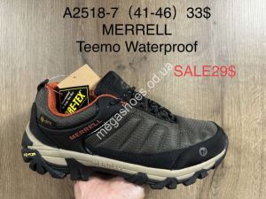 Мужские кроссовки Merrell Waterproof термо A2518-7 SU