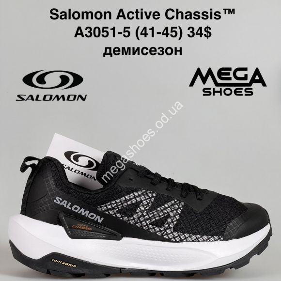 Мужская обувь - Мужские кроссовки Salomon Active Chassis™ демисезон A3051-5 SU - купить оптом в Одессе