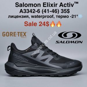 Мужские кроссовки Salomon Elixir Activ™ лицензия, waterproof, термо -21° A3342-6 MG