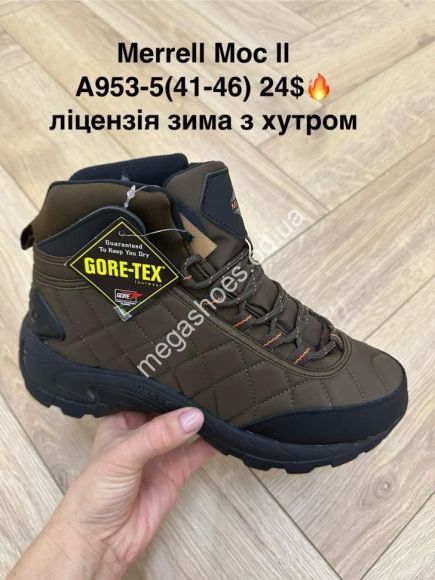 Мужская обувь - Мужские ботинки Merrell Moc II™ лицензия зима с мехом A953-5 FL - купить оптом в Одессе