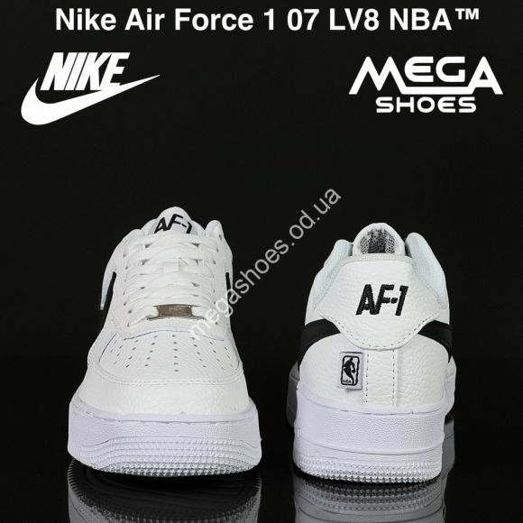 Женская обувь - Кроссовки Nike Air Force 1 07 LV8 NBA™ лицензия, натуральная кожа B60-1 ZS - купить оптом в Одессе