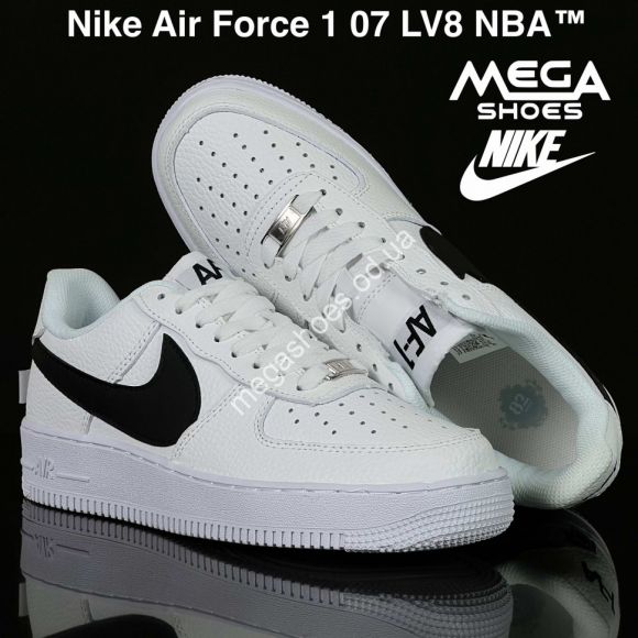 Женская обувь - Кроссовки Nike Air Force 1 07 LV8 NBA™ лицензия, натуральная кожа B60-1 ZS - купить оптом в Одессе