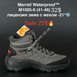 Мужские ботинки Merrell Waterproof™ лицензия зима с мехом -21° M1005-6 AN