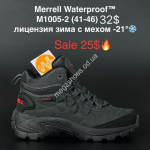 Мужские ботинки Merrell Waterproof™ лицензия зима с мехом -21° M1005-2 AN