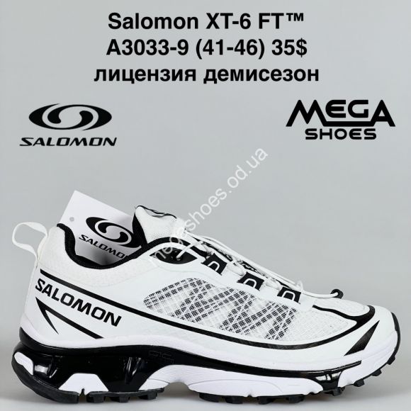 Мужская обувь - Мужские кроссовки Salomon XT-6 FT™ лицензия, демисезон A3033-9 BH - купить оптом в Одессе