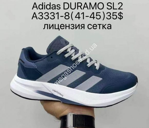 Мужская обувь - Мужские кроссовки Adidas Duramo Sl2 лицензия, сетка A3331-8 SU - купить оптом в Одессе
