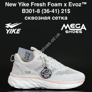 Кроссовки New Yike Fresh Foam x Evoz™ сквозная сетка B301-8 AN Кроссовки New Yike Fresh Foam x Evoz™ сквозная сетка B301-8 AN