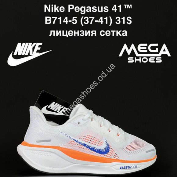 Женская обувь - Кроссовки Nike Pegasus 41™ лицензия, сетка B714-5 NA - купить оптом в Одессе