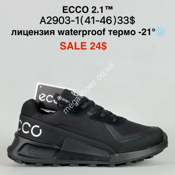 Мужская обувь - Мужские кроссовки ECCO 2.1™ лицензия waterproof термо -21° A2903-1 PT - купить оптом в Одессе