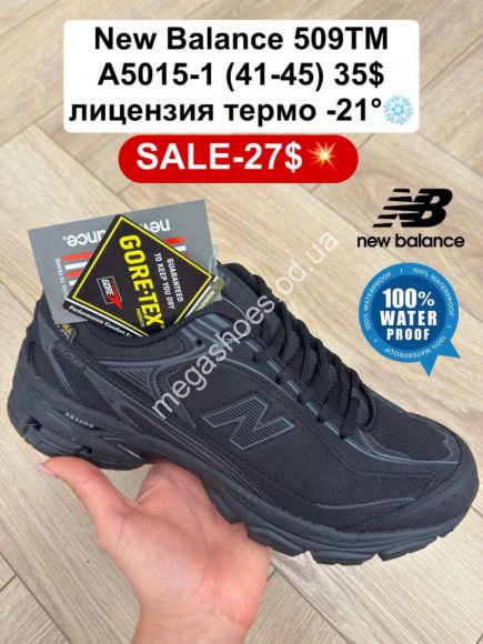 Мужская обувь - Мужские кроссовки New Balance 509™ лицензия, термо -21° A5015-1 FL - купить оптом в Одессе