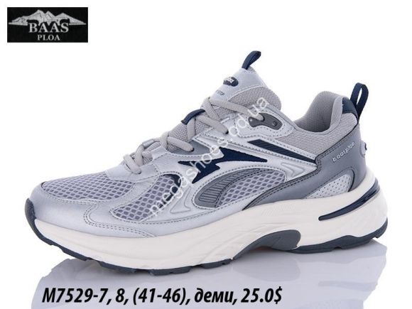 Мужская обувь - Мужские кроссовки Baas M7529-7 VS - купить оптом в Одессе Мужская обувь - Мужские кроссовки Baas M7529-7 VS - купить оптом в Одессе