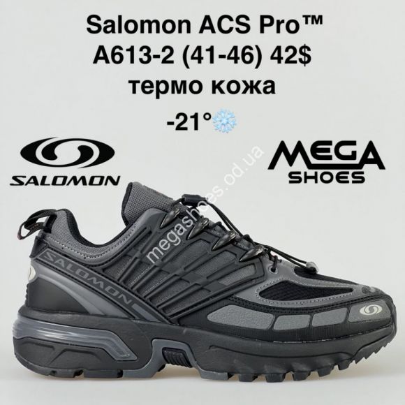 Мужская обувь - Мужские кроссовки Salomon ACS Pro термо A613-2 VS - купить оптом в Одессе