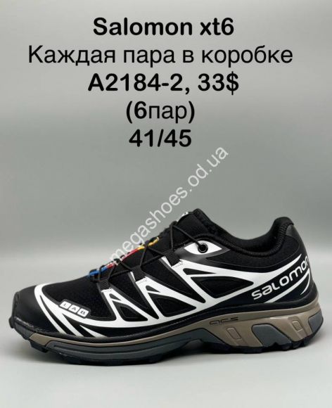 Мужская обувь - Мужские кроссовки Salomon xt6 A2184-2 SP - купить оптом в Одессе