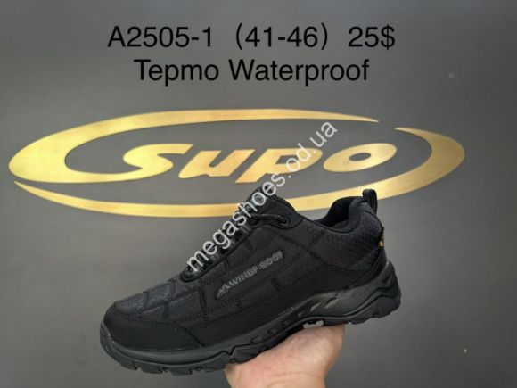 Мужская обувь - Мужские кроссовки Supo термо A2505-1 SU - купить оптом в Одессе