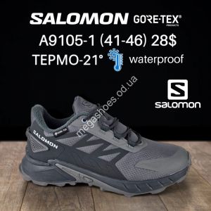 Мужские кроссовки SALOMON GORE-TEX waterproof A9105-1 FT