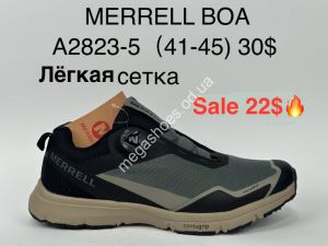 Мужские кроссовки MERRELL BOA лёгкая сетка A2823-5 KL
