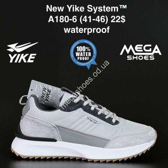 Мужская обувь - Мужские кроссовки New Yike System™ waterproof A180-6 AN - купить оптом в Одессе