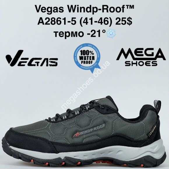 Мужская обувь - Кроссовки Vegas Windp-Roof™ термо - 21° A2861-5 SU - купить оптом в Одессе