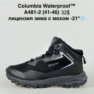 Мужские ботинки Columbia Waterproof™ лицензия зима с мехом -21° A481-2 NA